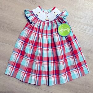NWT- Classic Whimsy nautical smocked dress with sailboats- size 18 mo